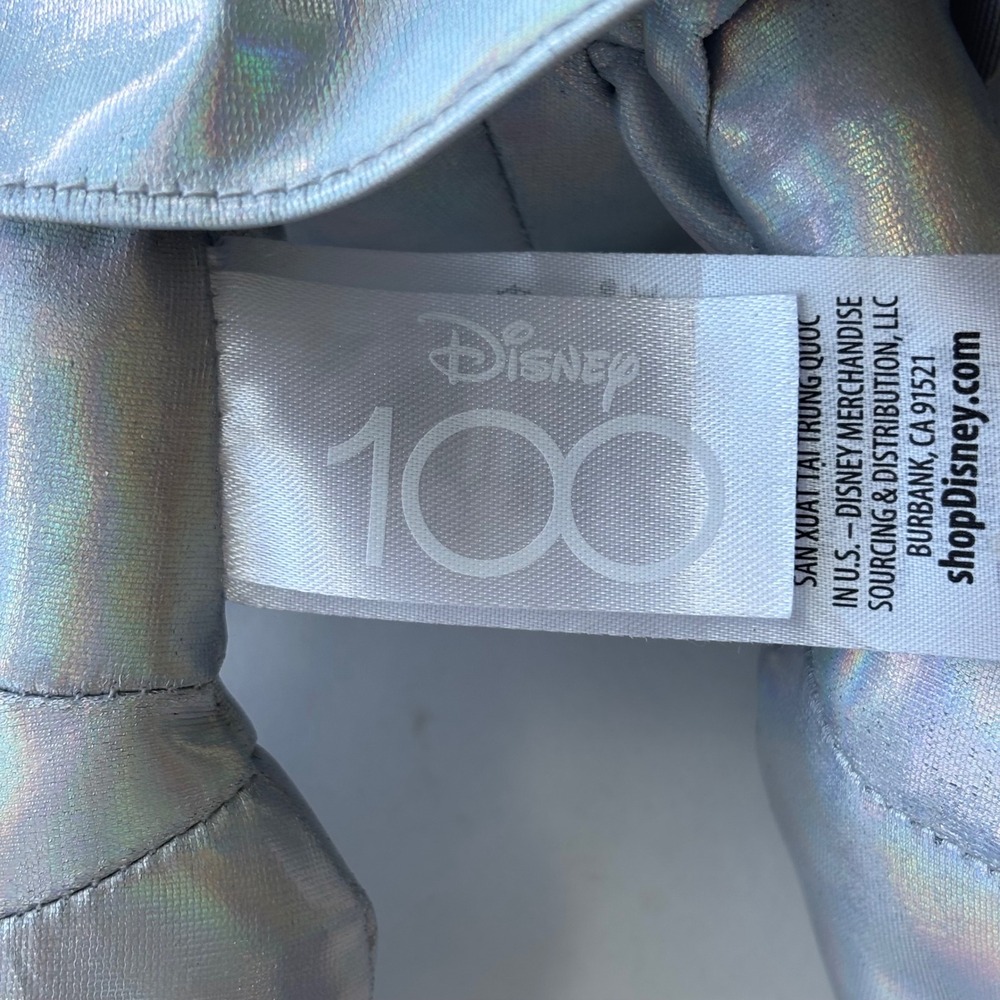 Disney Parks 100 Years Wonder Minnie Mouse Iridescent Silver Platinum Plush - Picture 4 of 14